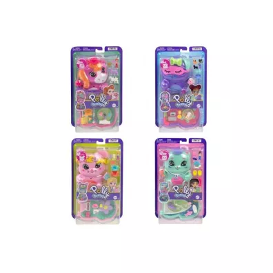 Polly Pocket Zestaw kompaktowy 4 rodzaje Mattel