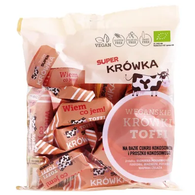 Super Kr�wka Kr�wki bezmleczne o smaku toffi Zestaw 4 x 150 g Bio
