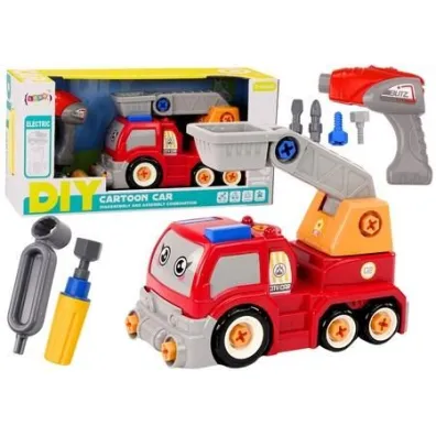Ci�ar�wka kresk�wkowa DIY czerwony z wysi�gnikiem LeanToys