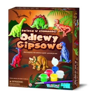 Odlewy gipsowe - Dinozaury 4M
