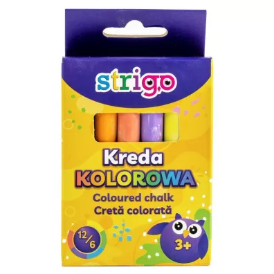 Strigo Kreda kolorowa 12 szt.
