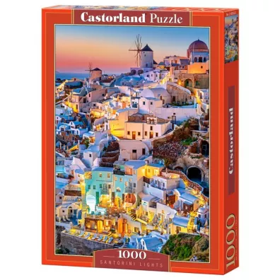 Puzzle 1000 el. Santorini Lights Castorland