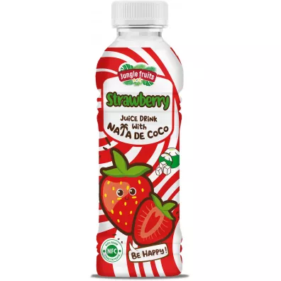 Jungle Fruits Nap�j z Nata de coco - Truskawka 450 ml