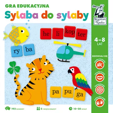 Kapitan Nauka. Sylaba do sylaby. Gra edukacyjna Edgard