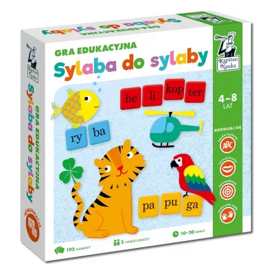 Kapitan Nauka. Sylaba do sylaby. Gra edukacyjna Edgard