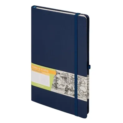 Antra Notes  A5 Romantyzm granatowy kratka 160 kartek