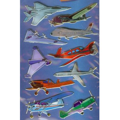 Avery Zweckform Naklejki folia 3D - Samoloty