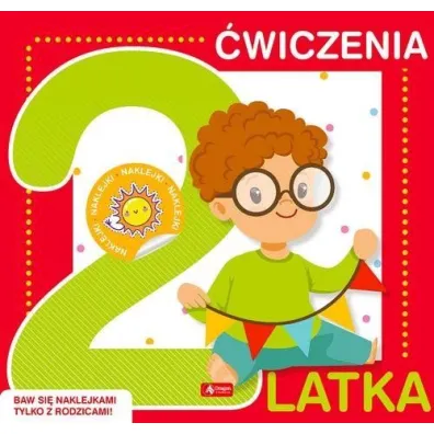 �wiczenia 2-latka + naklejki