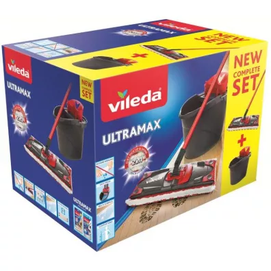 Mop p�aski i wiadro zestaw Ultramax XL Box Vileda