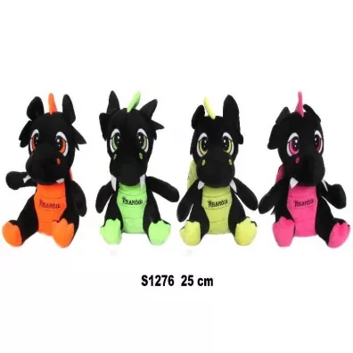 Smok "Krak�w" czarny neonowy 25cm MIX Sun-Day