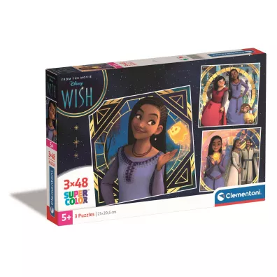 Puzzle 3x48 Super Kolor Wish Clementoni