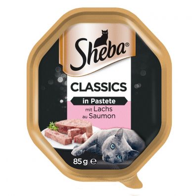 Sheba Classics mokra karma dla kota z ososiem w pasztecie tacka 85 g
