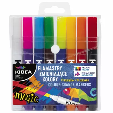 Derform Kidea Flamastry zmieniajce kolory 8 szt.