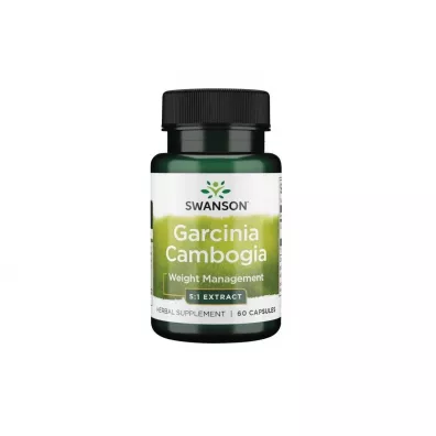 Swanson Garcinia Cambogia - ekstrakt 5:1 80 mg Suplement diety 60 kaps.