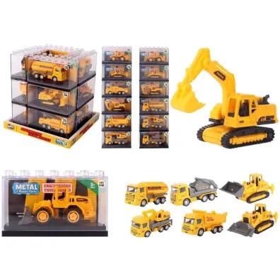 Autko w klocku 1:64 budowlane MIX Pro Kids