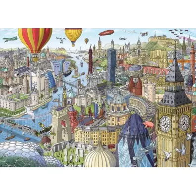 Puzzle 1000 el. Wok� Wysp Brytyjskich Ravensburger