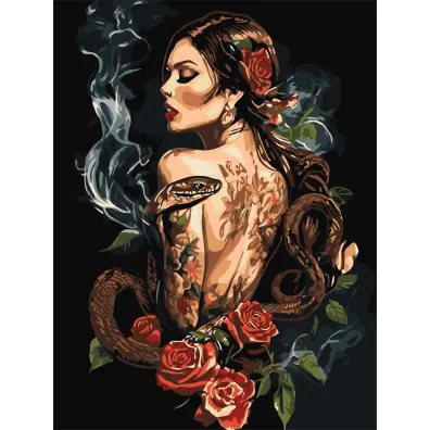 Ideyka Malowanie po numerach - R�ana wr�ka 30x40cm