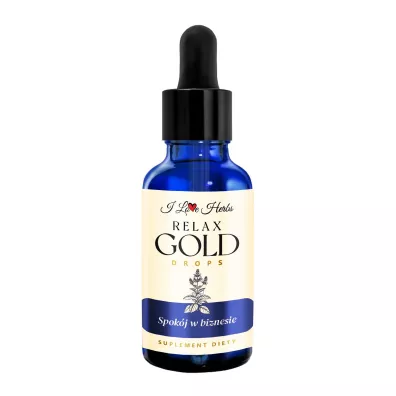 I Love Herbs RELAX Gold Drops SPOKJ W BIZNESIE suplement diety 50 ml