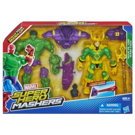 Super Hero Mashers Hulk vs Loki