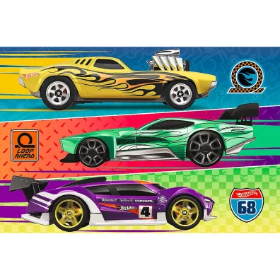 Puzzle 60 el. Wy�cig Hot Wheels Trefl