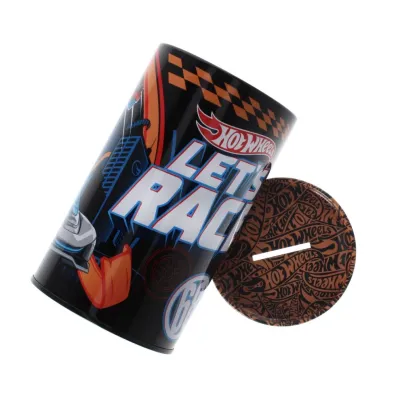 Skarbonka metalowa okr�g�a Hot Wheels Starpak