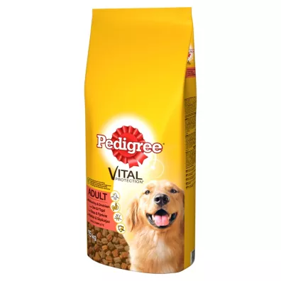 Pedigree Sucha karma dla psa �rednie rasy z wo�owin� i drobiem 15 kg