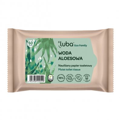 Luba Eco Family nawilany papier toaletowy z Wod Aloesow 50 szt.
