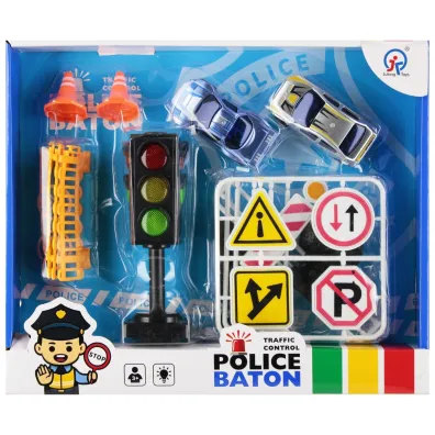 Zestaw policyjny Sygnalizator �wietlny MEGA CREATIVE 571618