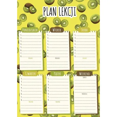 Henry Plan lekcji z tabliczk� mno�enia A4 Kiwi edu