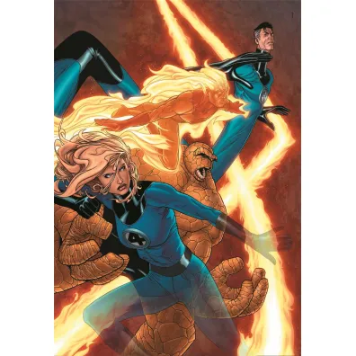 Puzzle 500 el. Compact Fantastic Four Clementoni