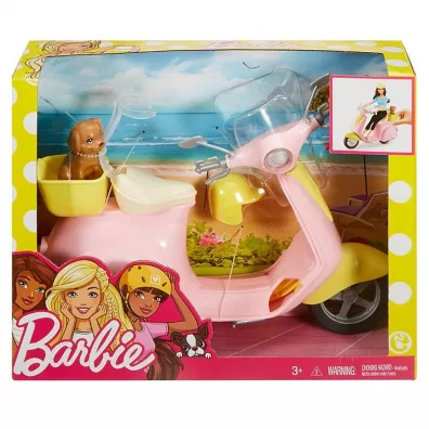 Barbie skuter ze szczeniaczkiem Mattel