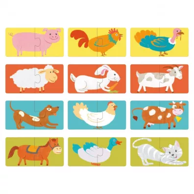 Puzzle Duo Powki Zwierzta Dodo