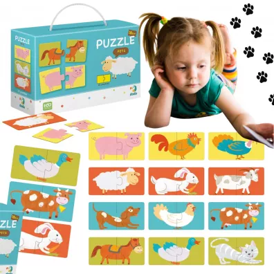 Puzzle Duo Powki Zwierzta Dodo