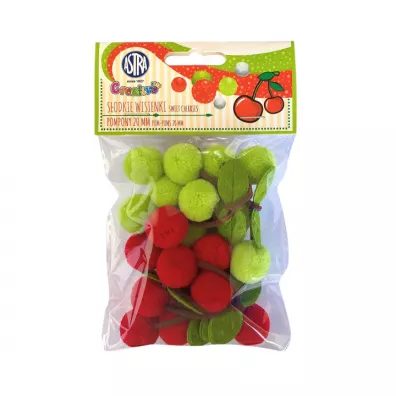 Astra Pompony dekoracyjne S�odkie wisienki 20mm