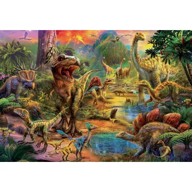 Puzzle 1000 el. Kraina dinozaurw Educa