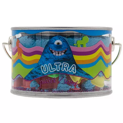 Ultra Piasek niebieski - puszka 200g + 5 foremek Zamek Epee