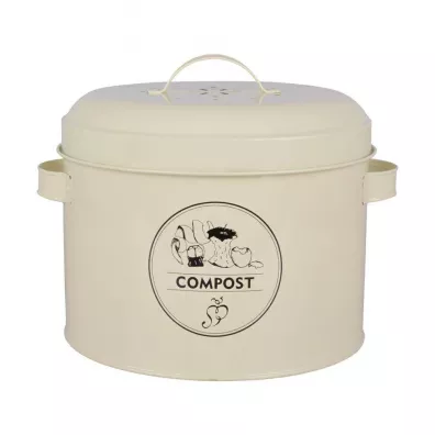 Esschert Design Kompostownik kuchenny z filtrem wglowym 6.3 l