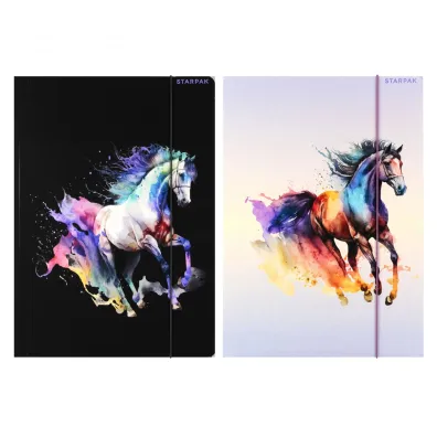 Teczka z gumk� A4 Horses STARPAK 559714