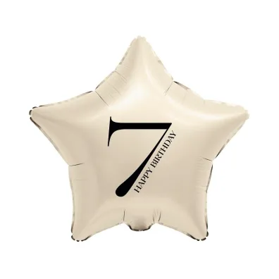Godan BALON FOL GWIAZDA 7 KREM 44CM GO B/C