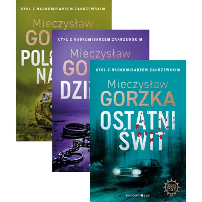 Pakiet W�ciek�e psy. Tomy 1-3: Polowanie na psy, Dziewi��, Ostatni �wit - Mieczys�aw Gorzka