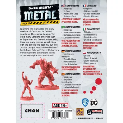 Zombicide: 2 edition. Dark Nights Metal Pack 4 Portal Games