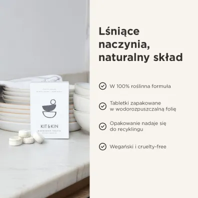 Kit and Kin Naturalne Tabletki do zmywarki 30 szt.