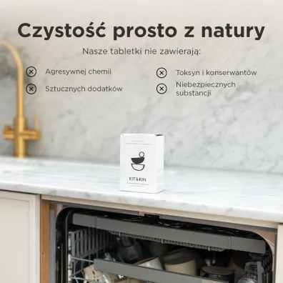 Kit and Kin Naturalne Tabletki do zmywarki 30 szt.