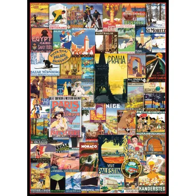 Puzzle 1000 el. Podr� do oko�a �wiata Eurographics