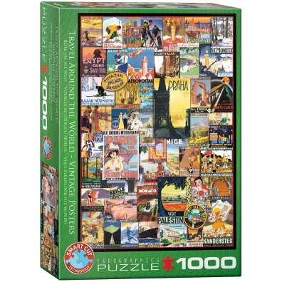 Puzzle 1000 el. Podr� do oko�a �wiata Eurographics