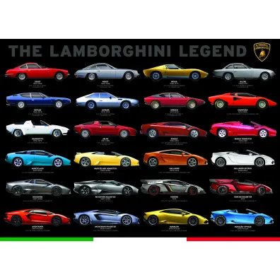 Puzzle 1000 el. Legenda Lamborghini Eurographics