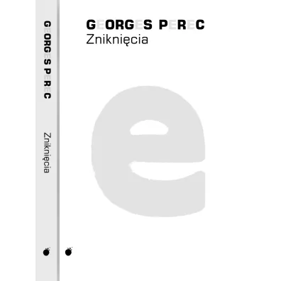 Znikni�cia - Perec�Georges