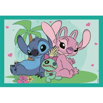 Puzzle 4w1 - SuperColor. Stitch (12+16+20+24 el.) Clementoni