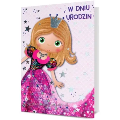 Pan Dragon Karnet STAR Urodziny Ksi�niczka K.STAR-67