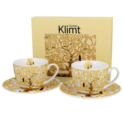 Duo Sp. z o.o. Zestaw filianek Klimt Ecru Tree Of Life 2 x 250 ml 2 szt.